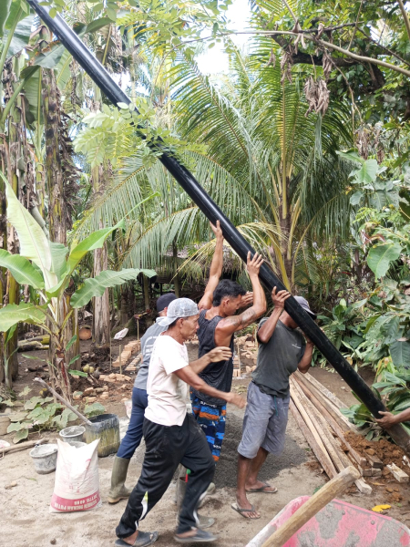PEMBANGUNAN RUMAH MESIN PLTG
